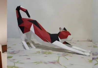 Cat Stretching
