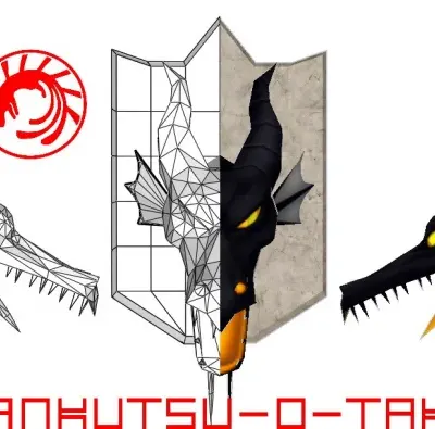 Maleficent Dragon Head Pepakura