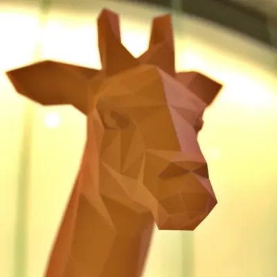 Трофей жирафа / Giraffe trophy
