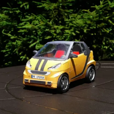 Smart Cabrio от Пейпер реплики (масштаб оригинала 1/16, автором не указан)