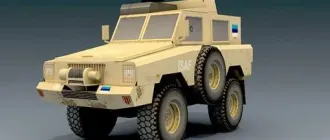 Бумажная модель Бронетранспортер Mamba Mark II