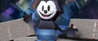 Бумажная модель Кролик Освальд (Эпический Микки / Disney Epic Mickey)