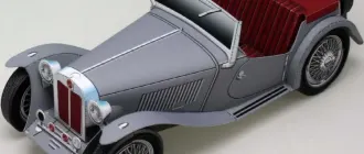 Бумажная модель Автомобиль MG TC Midget