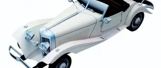 Бумажная модель Автомобиль Mercedes Benz 500K