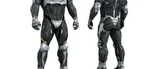 Бумажная модель Нанокостюм 2.0 (Crysis)