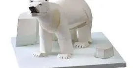 Бумажная модель Полярный медведь