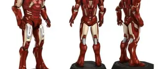 Бумажная модель Броня Mark 7 (Железный человек, Мстители)