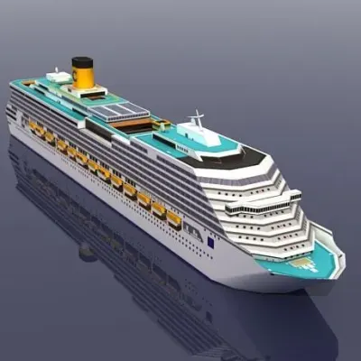Бумажная модель Лайнер Costa Pacifica