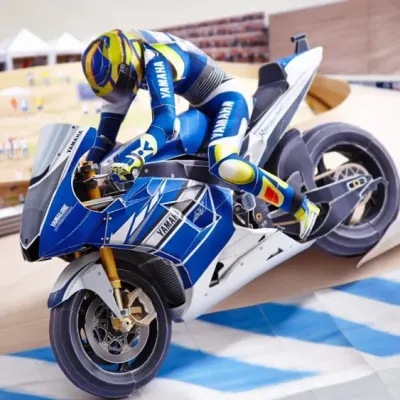 Бумажная модель Диорама Мир гонок MotoGP