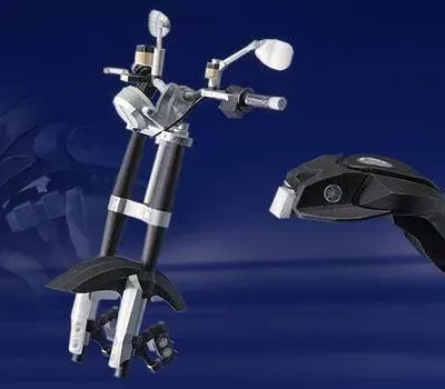 Бумажная модель Мотоцикл Yamaha MT01 [серия, часть 3/5]