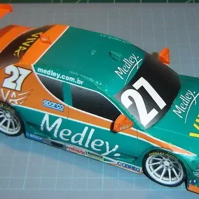 Бумажная модель Автомобиль Chevrolet Astra 2007 (Stock Car Brasil)