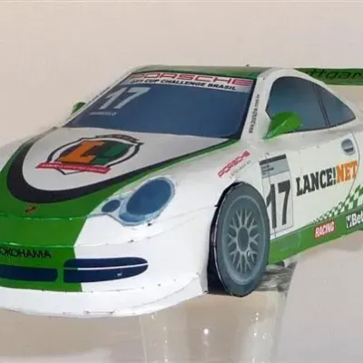 Бумажная модель Автомобиль Porsche 996