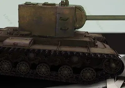 Бумажная модель Танк КВ-2