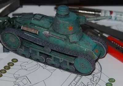 Бумажная модель Танк Рено NC-31
