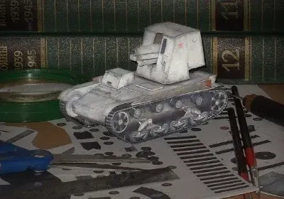 Бумажная модель Самоходная установка СУ-26