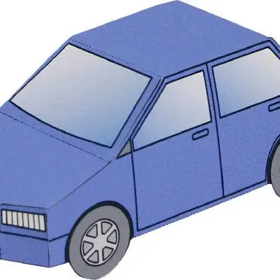 Бумажная модель Автомобиль