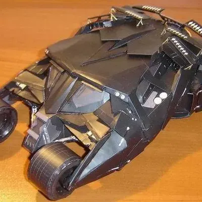 Бумажная модель Бэтмобиль Акробат / Tumbler (Бэтмен, Темный рыцарь)