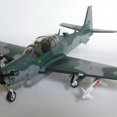 Бумажная модель Самолет Embraer EMB 314 Super Tucano