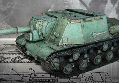 Бумажная модель Танк ИСУ-152
