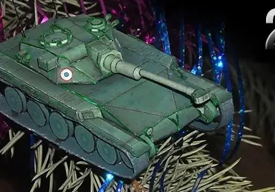 Бумажная модель Танк ELC AMX