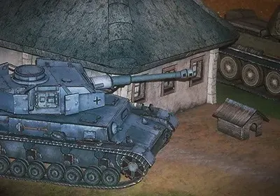 Бумажная модель Танк PzKpfw IV