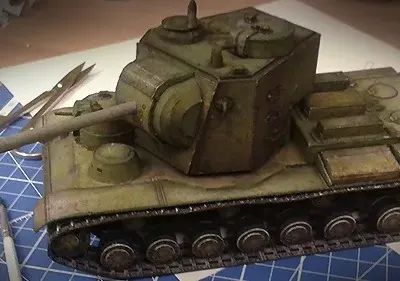 Бумажная модель Танк КВ-5