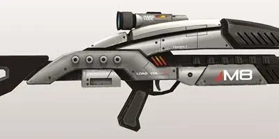 Бумажная модель Штурмовая винтовка М8 Мститель / M8 Avenger (Mass Effect)