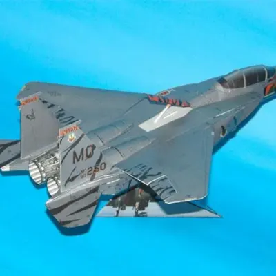 Бумажная модель Истребитель F-15E Tiger Meet