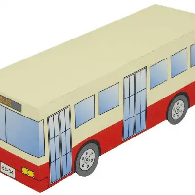 Бумажная модель Автобус