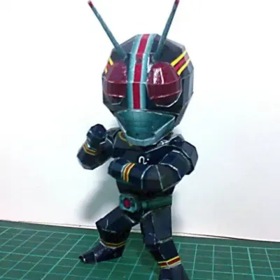 Бумажная модель Kamen Rider SD