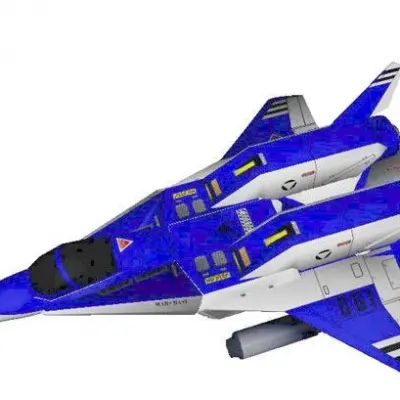 Бумажная модель Самолет Legioss AFC-01H (Роботех)