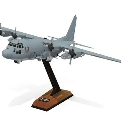 Бумажная модель Самолет Lockheed AC-130U