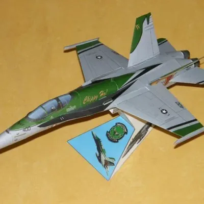 Бумажная модель Истребитель McDonnell Douglas F/A-18C Dambusters