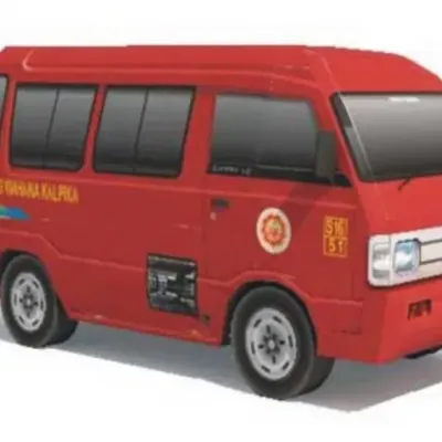 Бумажная модель Автомобиль Suzuki Carry 1.0