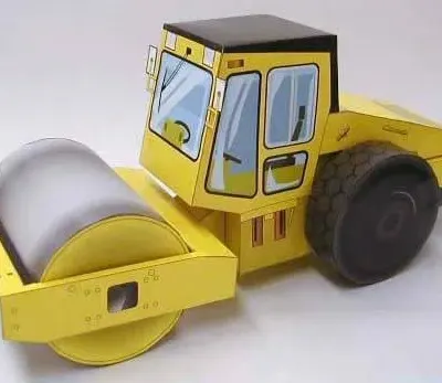Бумажная модель Дорожный каток SAKAI SV510D-1