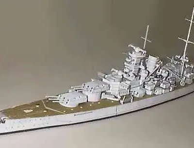 Бумажная модель Линкор Шарнхорст / Scharnhorst