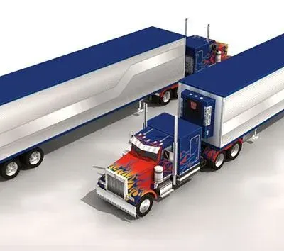 Бумажная модель Трансформер Оптимус Прайм Peterbilt 379 (Трансформеры)