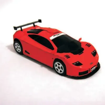 Бумажная модель Автомобиль McLaren F1 GTR
