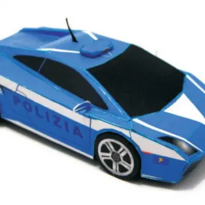 Бумажная модель Автомобиль Lamborghini Gallardo Polizia