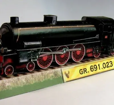 Бумажная модель Локомотив FS 691