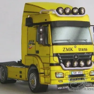 Бумажная модель Тягач Mercedes-Benz Axor