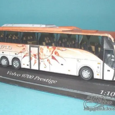 Бумажная модель Автобус Volvo 9700 Prestige