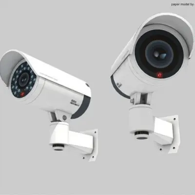 Бумажная модель Камера видеонаблюдения