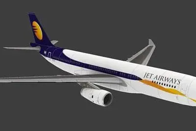 Бумажная модель Авиалайнер Airbus A330-243 Jet Airways