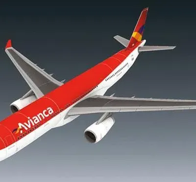 Бумажная модель Авиалайнер Airbus A330-243 Avianca