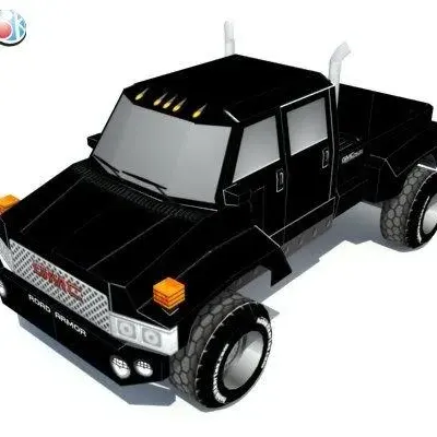 Бумажная модель Трансформер Айронхайд GMC Topkick C4500 (Трансформеры)