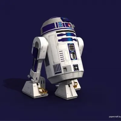 Бумажная модель Дроид R2-D2 (Звездные войны)