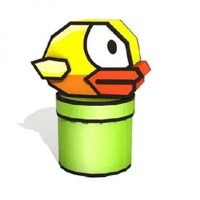 Бумажная модель Flappy Bird