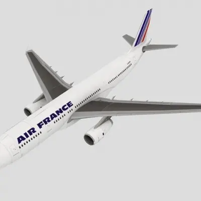 Бумажная модель Авиалайнер Airbus A330-243 Air France
