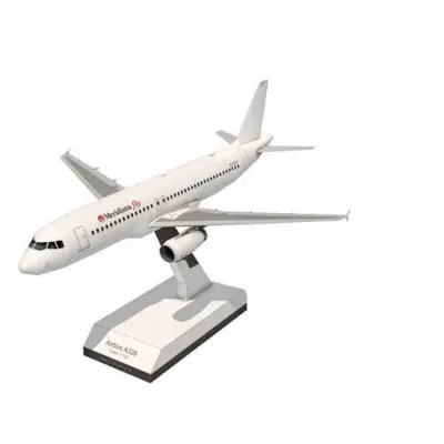 Бумажная модель Авиалайнер Airbus A320 Meridiana Fly